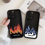 Oppo Anti-Fall Premium Matte Scratching Flame Case For Oppo A9 A5 A31 A32 A33 A53 A73 2020 A56s A57e