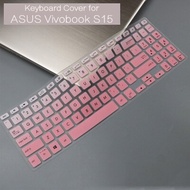 Keyboard Cover Protector for ASUS Vivobook S15 A509 A509J A509M A512F A516J A516M M509D S530F M515 X509 A512 A516 M515D 530U S5300U ASUS 15.6 Inch Soft Ultra-thin Silicone Cover Laptop Keyboard Film