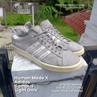 Human Made X Adidas Campus Grey White Sneakers Original