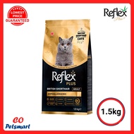 Reflex Plus Adult Cat Food 1.5 kg – Breed-Specific Formula / British Shorthair & Persian Adult
