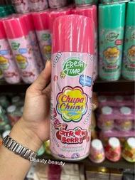 Chupa Chups Fresh Time Strawberry Spary 450ml. จูปา จุ๊ปส์ สเปรย์น้ำหอมปรับอากาศ กลิ่น สตรอเบอร์รี่