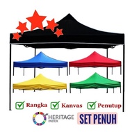 10 x 10 Full Set Roof 80cm Express Night Market Canopy Camping Tent 8 x 8 Kanopi Penuh Khemah Pasar 