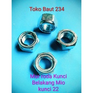 Mio m14 Rear Axle Nut (key 22) Skru Salaya Mio Skru Salaya