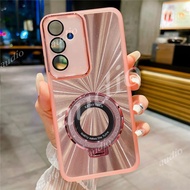 For Samsung A57 5G Gradient Bling Glitter Ring Holder Phone Case For Samsung Galaxy A57 A37 A27 A17 