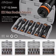 Head [HISPEC] Hexagon Socket H5H6H7H8H9 Hexagon Socket Electric Wrench Special Tool Socket Head Set