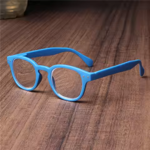 Round Frame Women Presbyopic Eyeglasses Frame Unisex Retro Reading Glasses Spring Hinge Readers Fash