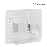 Fennix Wall-Mounted Pegboard ที่เก็บของ จัดโต๊ะคอม White
