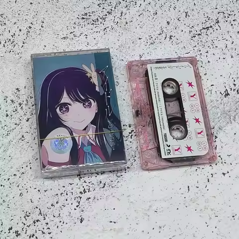 YOASOBI OSHI NO KO Idol Music Tape Cosplay Anime Cassettes Soundtracks Box Car Walkman Tape Collecti
