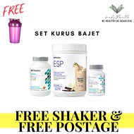 SET KURUS SHAKLEE PREMIUM FREE GIFT SHAKER (ESP + lecithin + herb lax )