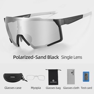 ROCKBROS Cycling Glasses Polarized Photochromic Cycling Sunglasses Mens Glasses Eyewear Sports Mtb B
