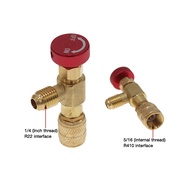 Charging Valve R410 R22 Adapter Quick Connect Air Conditioning Refrigerant