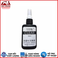 Keo UV dán Kính Thép Mica trong suốt cao cấp keo sệt và nhanh khô BySun BB010 chai nhỏ 50ml