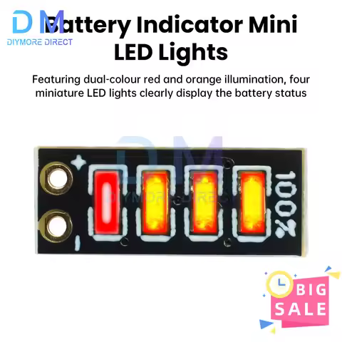 1S/2S/3S Mini Battery Level Indicator Module Lithium Battery Power Indicator Module Battery Level Di