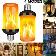 【Post-11.11 Steal】E14 E27 B22 90 LED Flame Effect Fire Light Bulb Flickering Flame Bulb Lamp Decor