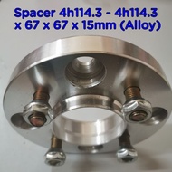 4h114.3 -4h114.3 x 67 x 67 x 15mm 1pc