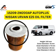 15209-2W200AP AUTOPLUS NISSAN URVAN E25 OIL FILTER