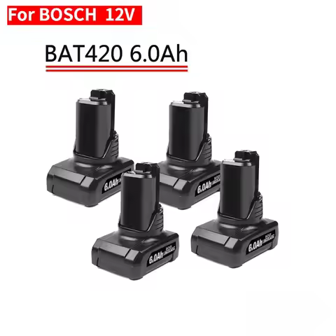 2025 for Bosch 12V 6.0Ah BAT420 Replacement Battery for Bosch BAT411 BAT412 BAT413 BAT414 10.8V Cord