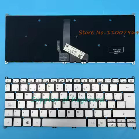 NEW Spanish/Russian Keyboard For ACER Swift 5 SF514-51T SF514-52T SF514-52TP SF514-53T SF514-55GT SF