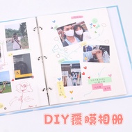 A4Photo Album Laminated Self-Adhesive Photo Album Storage Book for Couples diy Sticky Photo Collecti