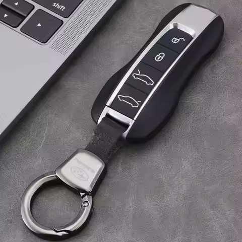 2025 For Subaru STI Forester XV Outback Legacy WRX Levorg BRZ Crosstrek Leather Keychain Holder Crea