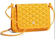 Goyard Plumet 黃色肩包💛