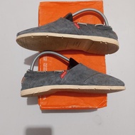 Sepatu Kappa Slip On Abu Y2K Euro 42 Second original Preloved
