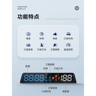 Car Speed Display HUD Car Universal Dual Display Time LCD Meter Speed Alarm GPS Car Speed