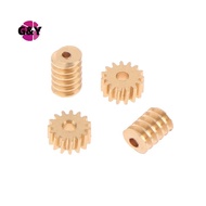 G&Y 1:87 Modulus 0.2 15T Micro Brass Turbine Worm Static Change Gear Hole Dia 0.8mm/1mm Reduction Pi