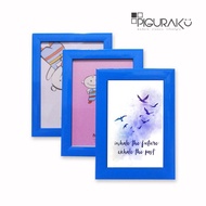 Minimalist 4R, 5R, 6R Photo Frames - 4R, 5R, 6R Photo Frames - Blue/biru
