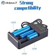 Fast Delivery!  18650 Lithium Battery Charger Three Slots USB Charger Rechargeable Battery Independent Charging