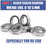 MR106RS Bearing 10PCS 6x10x3 mm ABEC-7 Hobby Electric RC Car Truck MR116 RS 2RS Ball Bearings MR106-