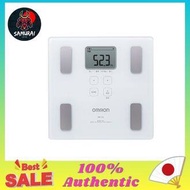 OMRON Weight/Body Composition Meter Body Scan White HBF-214-W Thin 28mm thick design Large font display