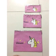 unicorn/LOL/we bare bears pencil pouch with zipper envelope