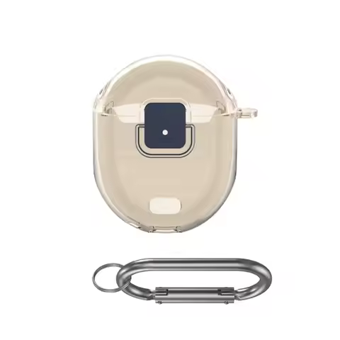 TPU Earphone Protective Case Transparent Anti-Scratch Clear Cover Security Lock Protector Shell for 