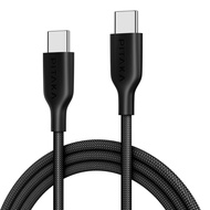 pitaka USB C to USB C Cable, Nylon Braided USB C Charger Cable, 3.94ft USB C Cable for iPhone 15, Sa