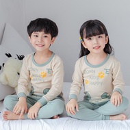 K169 ชุดนอนเด็ก ชุดนอนเด็กโต ชุดนอนเด็กน่ารักๆ ชุดนอนเด็กสไตส์เกาหลี ชุดลูกน้อยนอนหลับสบาย [100% COTTON]