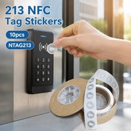10Pcs 213 NFC Chip Induction Sticker High-frequency 213 NFC Tag Stickers 213 NFC Electronic Tags Sti
