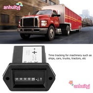 AHTY Hour Meter Timer, Timer DC Engine Hour Meter, Universal 12-36V Mechanical Hour Meter Tractor