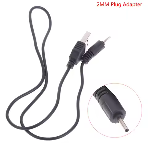 Nokia CA-100C Small Pin USB Charger Cable 2mm Phone Plug Adapter Nokia 2.0mm Plug Adapter Phone Char