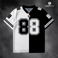 STREETWEAR WHITE JERSEY 88 DRYFIT JERSEY VINTAGE JERSEY