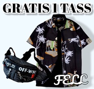 GRATIS 1 TAS  kemeja batik pria modern 2025 kemeja pria motif keren kemeja pria kemeja hawai baju pa
