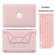 พับเป็นขาตั้งเคสหุ้มทำด้วยหนังสำหรับ2024 Macbook Pro 14 16นิ้วเคส M4 M3 M2 M1แล็ปท็อป Air 13.6 A3113