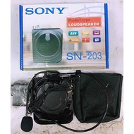 SONY Hi-quality SN-203 Pocket Type Loudspeaker &amp; Headphone sound reinforcement