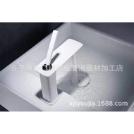 Single Hole Single Bathroom White Square Flat Surface 31162 Jia Faucet Kaiping Excellent Handle Matt