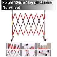 Stainless Steel Expandable Barrier Type Without Roller Safety Fence Barrier 3M 6M Telescopic Strolle