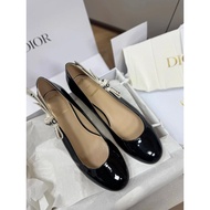 Dior 26 Early Spring New Style Dior Black Sandals Ballet Shoes Women's Shoes