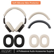 2pcs/set Silicone Earpads Covers for Baseus Bowie D05 Headphones, for D05 Accessories Silicone Soft 