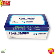 Indoplas Face Mask 3-Ply With Earloop