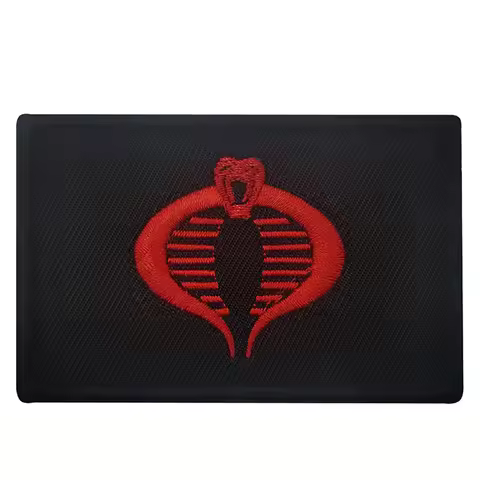 GI JOE Ninja Cobra Velcros Patch American Movie Game Military Hook & Loop - Tactical Embroidered Mor