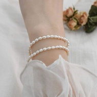 Gelang full mutiara baby pearl | gelang mutiara air tawar asli lombok | gelang mutiara lombok mutiar